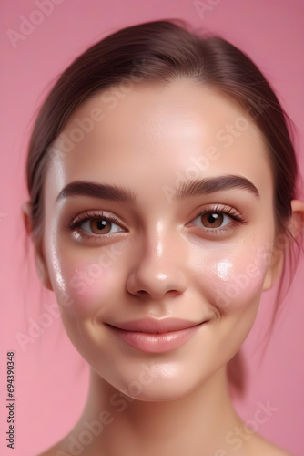 close up portrait of a woman