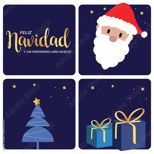 feliz navidad y un próspero año nuevo	