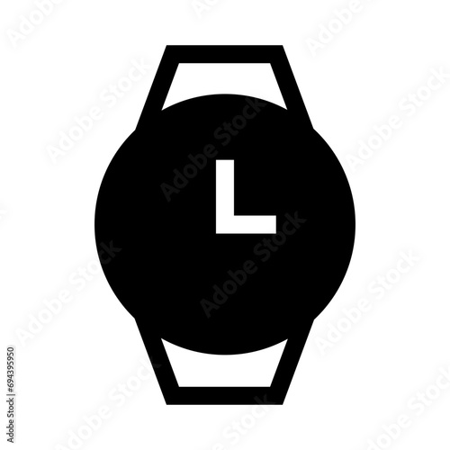 Watch icon. Analog watch icon