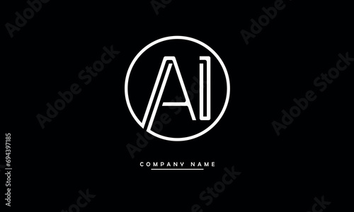 Free Download AI, IA, A, I Abstract Letters Logo Monogram - GFXLoad
