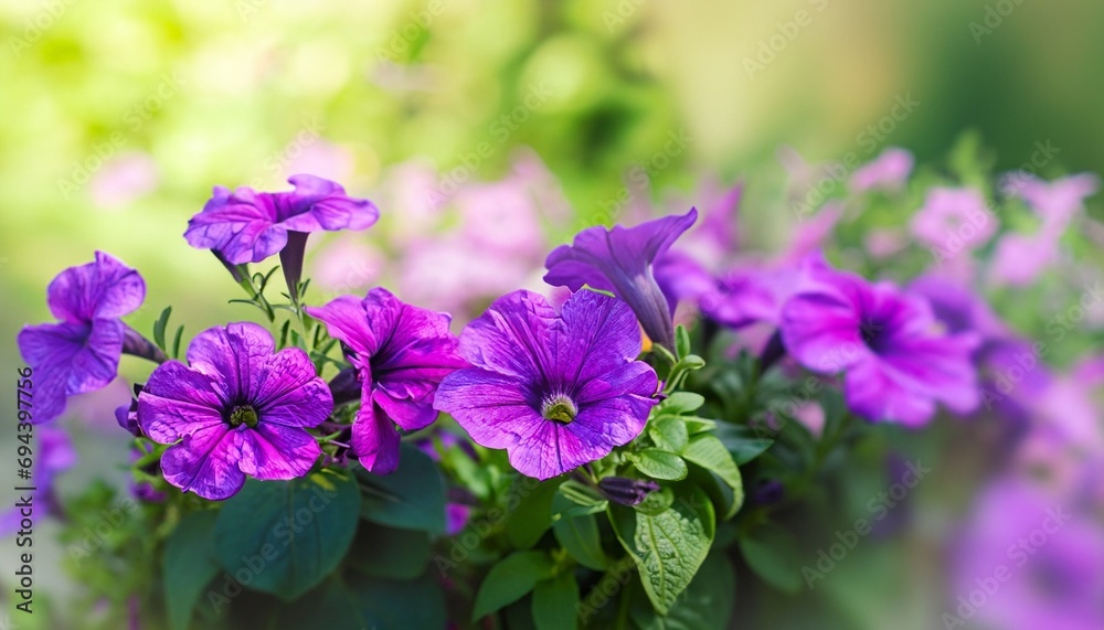 purple annual petunia suitable as a background or banner purple annual petunia suitable as a background or banner