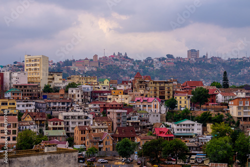 Aerial view of the city, Antananarivo (Tana), Madagascar