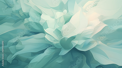 Abstract Floral Painting in Pastel Colors Promoting  Mindfulness, Mental Wellbeing, Peace, Luxury. Background for Premium Selfcare, Wellness, Cosmetics Products Services. Gentle, Feminine Vibe, Modern