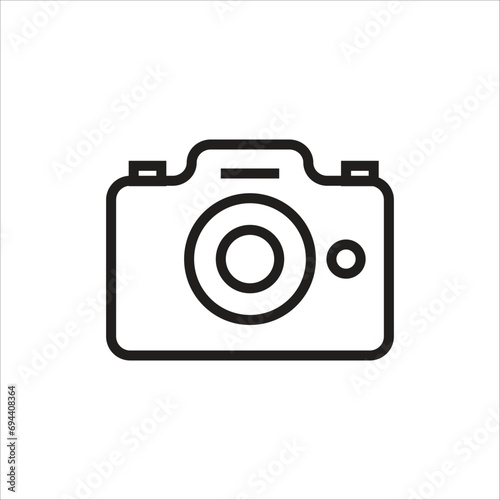 camera vector icon line template