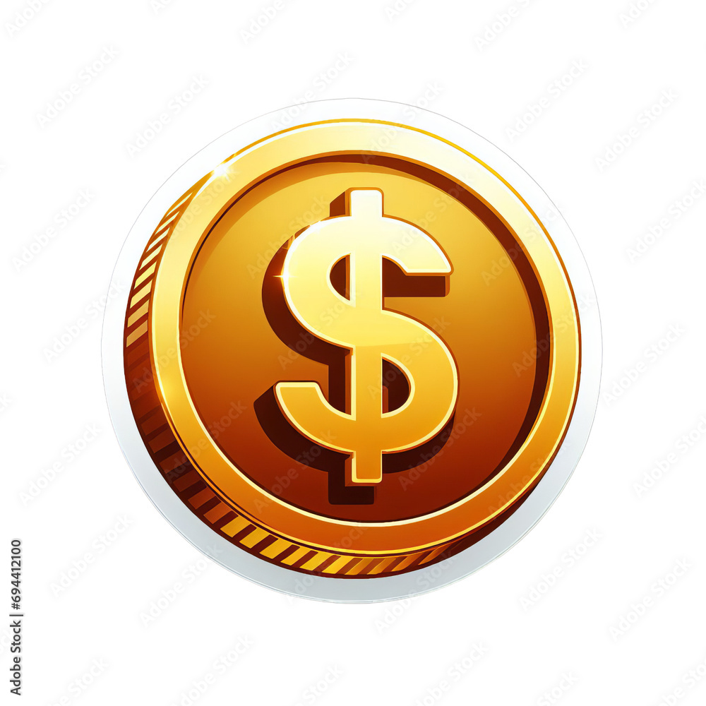 gold-coin-sticker-money-finance-clipart-flat-design on transparent or white background, png gold-coin-sticker-money-finance-clipart-flat-design on transparent or white background, png