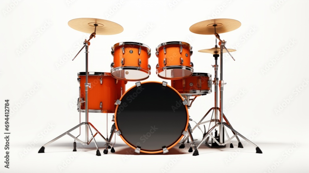 Drum kit png isolated on white background isolated on white background ...