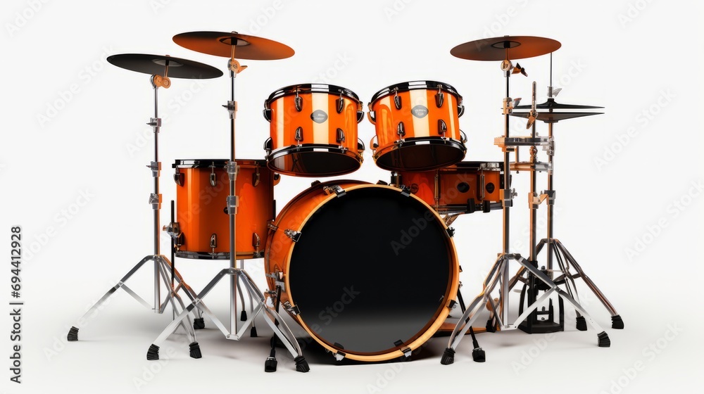 Drum kit png isolated on white background isolated on white background ...