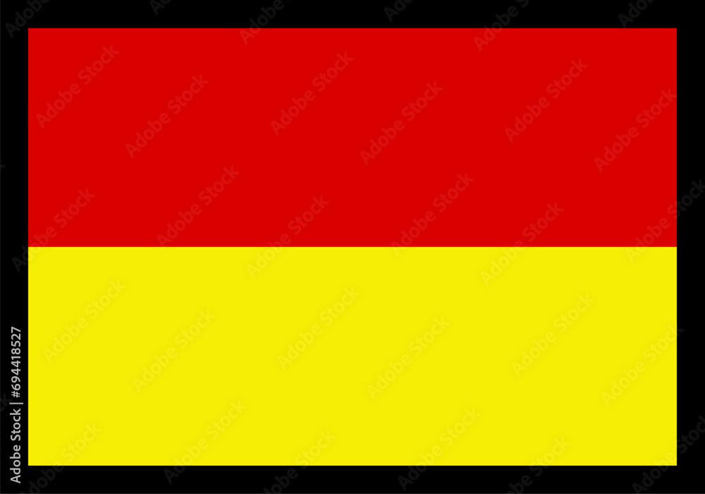 Naklejka premium Bicolor flag of Tamil Eelam