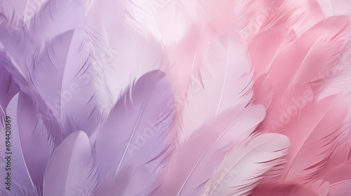 Beautiful Colorful color feathers as background, closeup. 