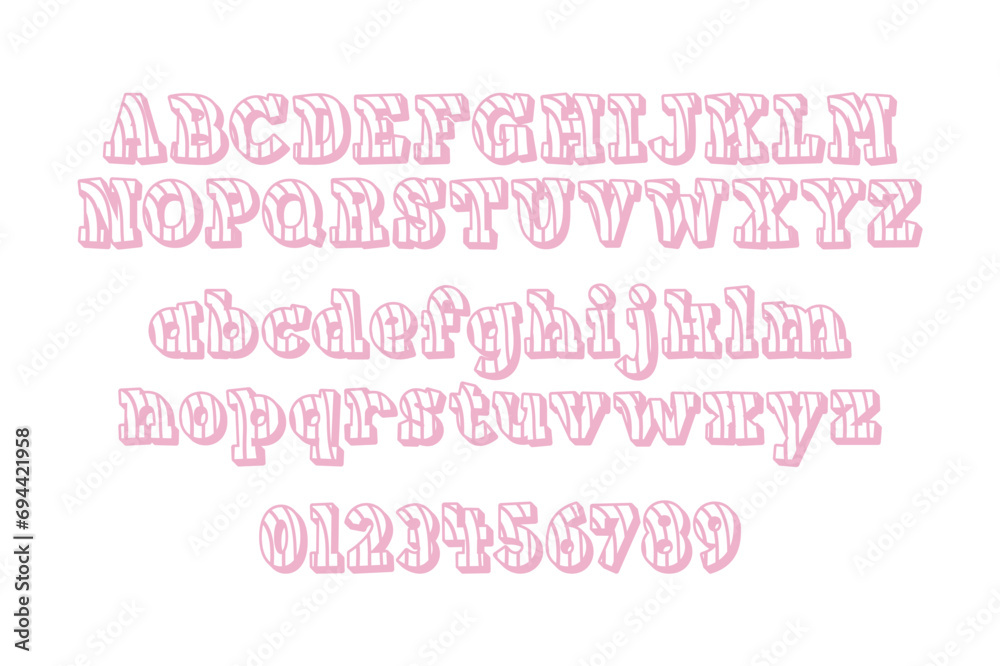 Versatile Collection of Valentine Numbers and Alphabet Letters for Various Uses