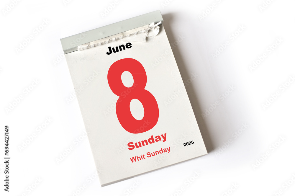 8 . June 2025 Whit Sunday 8 . June 2025 Whit Sunday