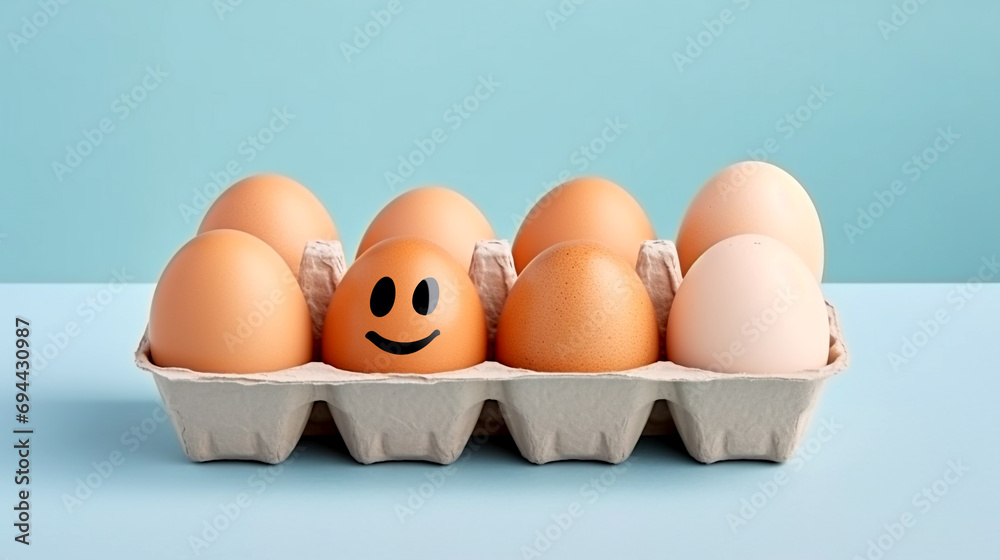 fröhlich bemalte Eier für Ostern fröhlich bemalte Eier für Ostern