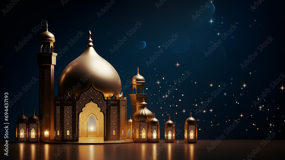 Mosque Background-Ramadan, Eid