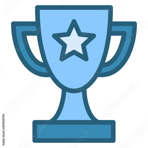 Trophy Blue Icon