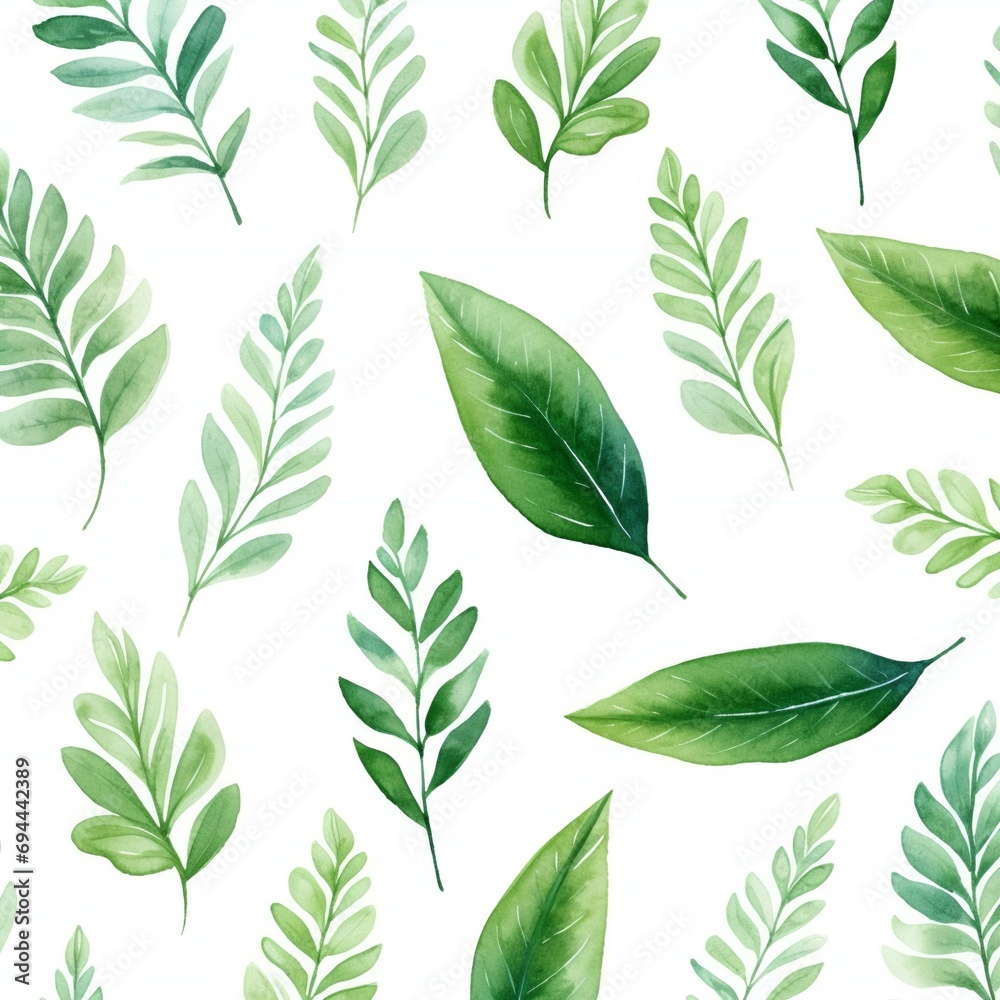 watercolor leaf pattern watercolor leaf pattern