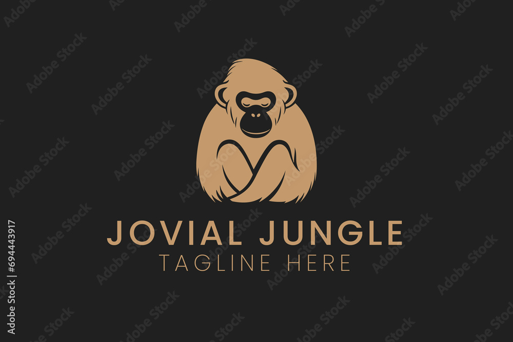 monkey, monkey head, wild life, cute animal, logo, clipart, vector, sublimation, monogram, design