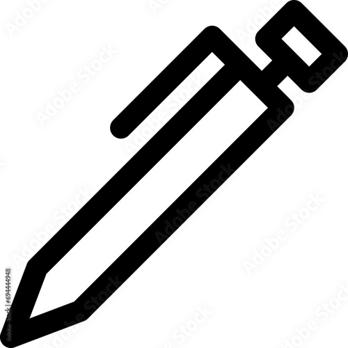 Ballpoint Outline Icon