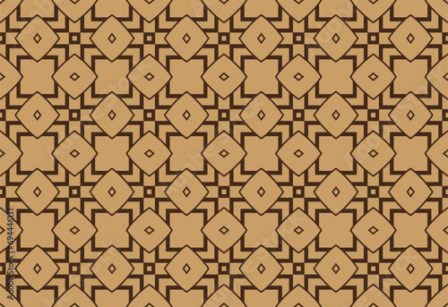 Abstract classic golden pattern. Geometric shape with city-forming abstract background. For greeting card, flyers posters, brochures. 