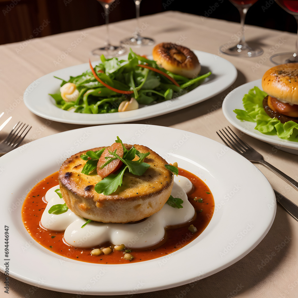 Upscale restaurant dining Upscale restaurant dining