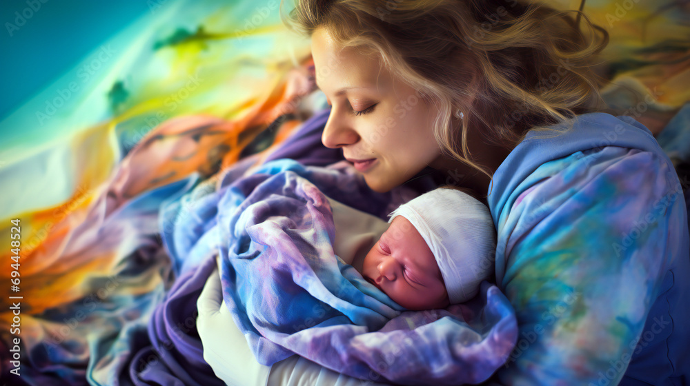 encapsulating the intensity and emotion of childbirth. The image captures the strength, resilience, and support conveying the transformative journey of bringing new life. Generative AI. encapsulating the intensity and emotion of childbirth. The image captures the strength, resilience, and support conveying the transformative journey of bringing new life. Generative AI.