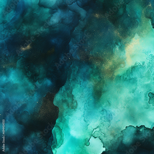 Abstract Blue and Green Reef Backgrounds