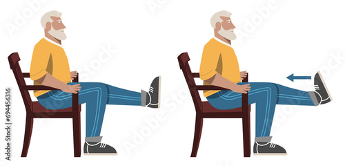 quadricep exercise in older adult