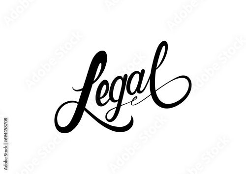Legal calligraphy (ID: 694458708)