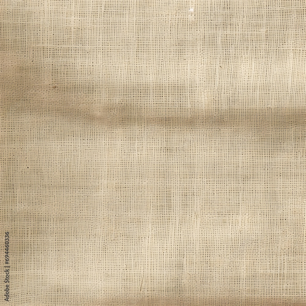 Natural linen fabric texture for the background. Beige cotton woven sofa cushion fabric texture background. High resolution photography