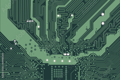 Motherboard microchip circuit board background  