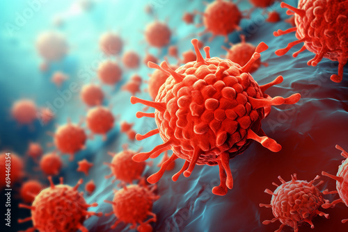 red blood cells in vein