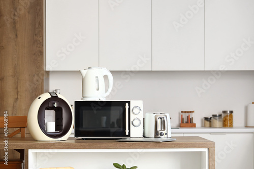 Modern appliances and lapto...