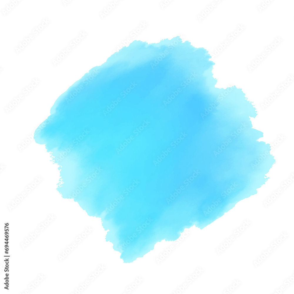 Sky water color painted transparent png circle