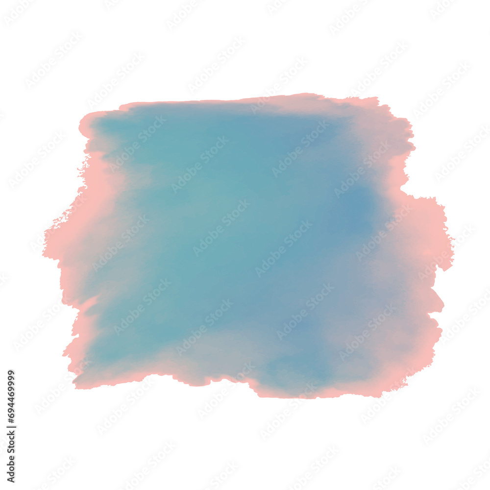 Old vintage watercolor painted transparent png 