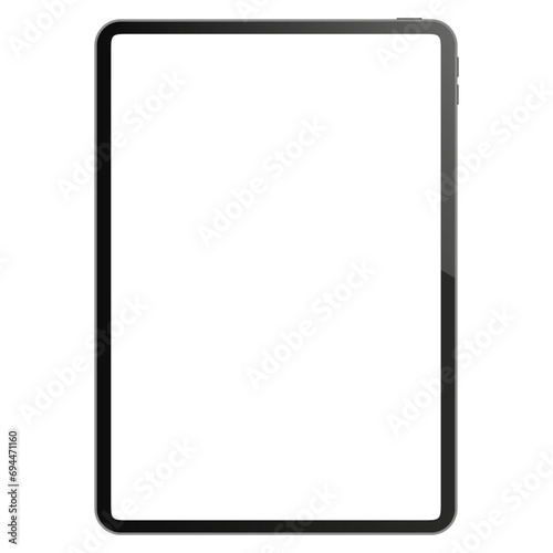 New ipad pro by Apple Inc, screen ipad side, vertical position photo