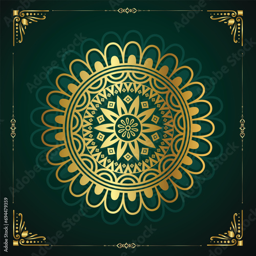 Luxury ornamental mandala design background in gold color Premium Vector Abstract background with a luxury gold mandala design Premium Vector Islamic black background with gold mandala decoration