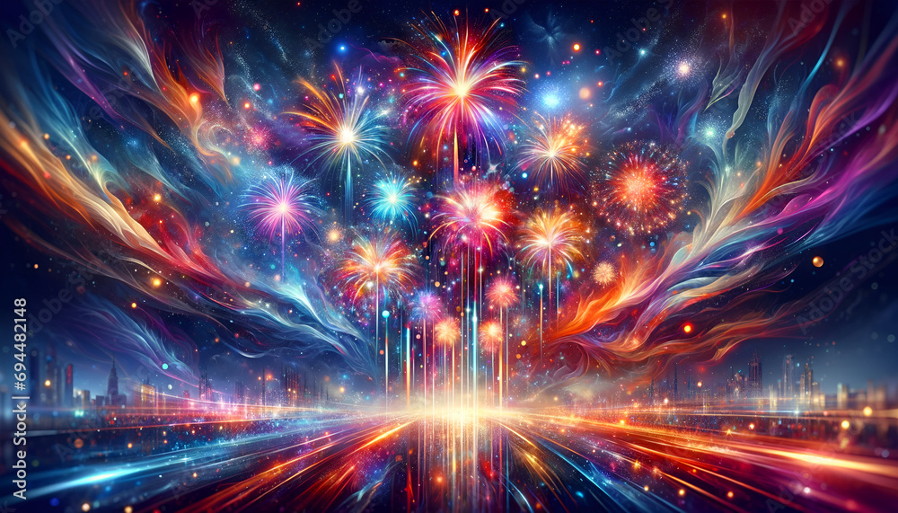 Starry Firework Extravaganza
