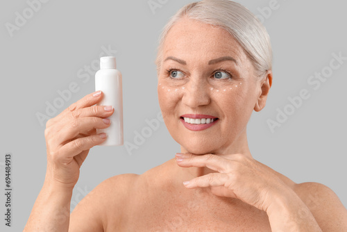 Beautiful mature woman with...