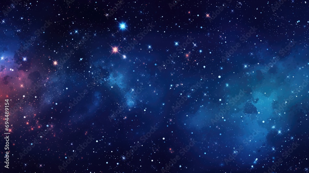 A vivid space background filled with celestial wonders, stars, and space for your message