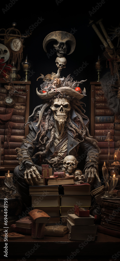 Fototapeta premium Pirate scull