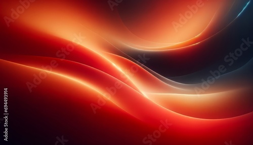 Vibrant Red-Orange Gradient Backdrop for Poster Design
