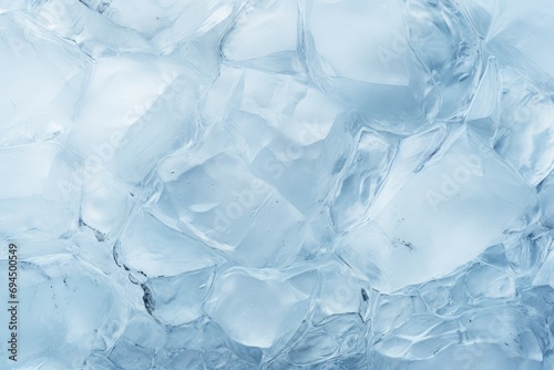 Ice texture background. Winter abstract pattern. Generate Ai