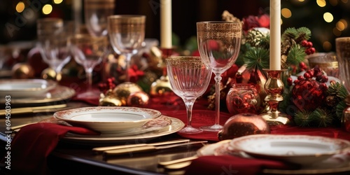 Gorgeous holiday table decor