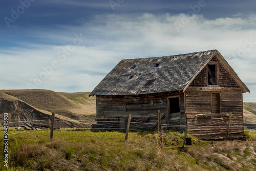 Rustic buildings dot Kneehill County Alberta Canada