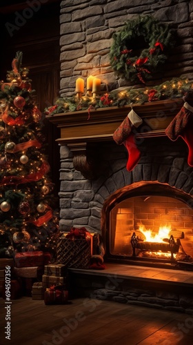 A cozy fireplace for festive moments © ColdFire