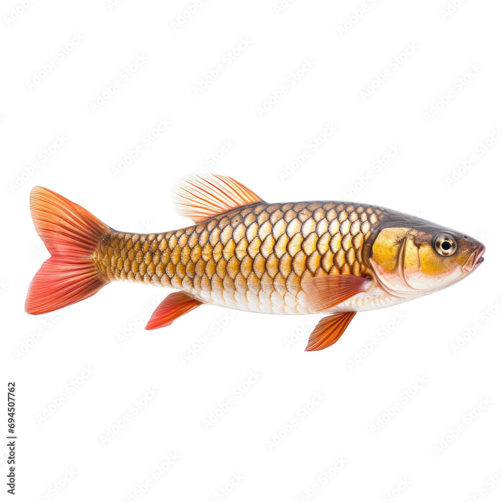 Arowana fish isolated on white or transparent background Arowana fish isolated on white or transparent background
