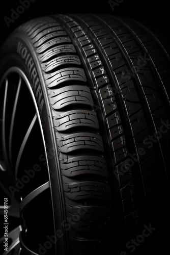 car tire banner design with copy space