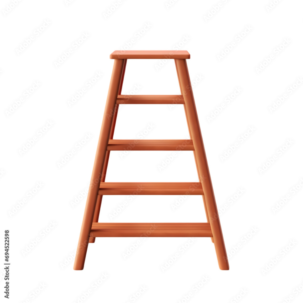 Ladder isolated on transparent background Ladder isolated on transparent background