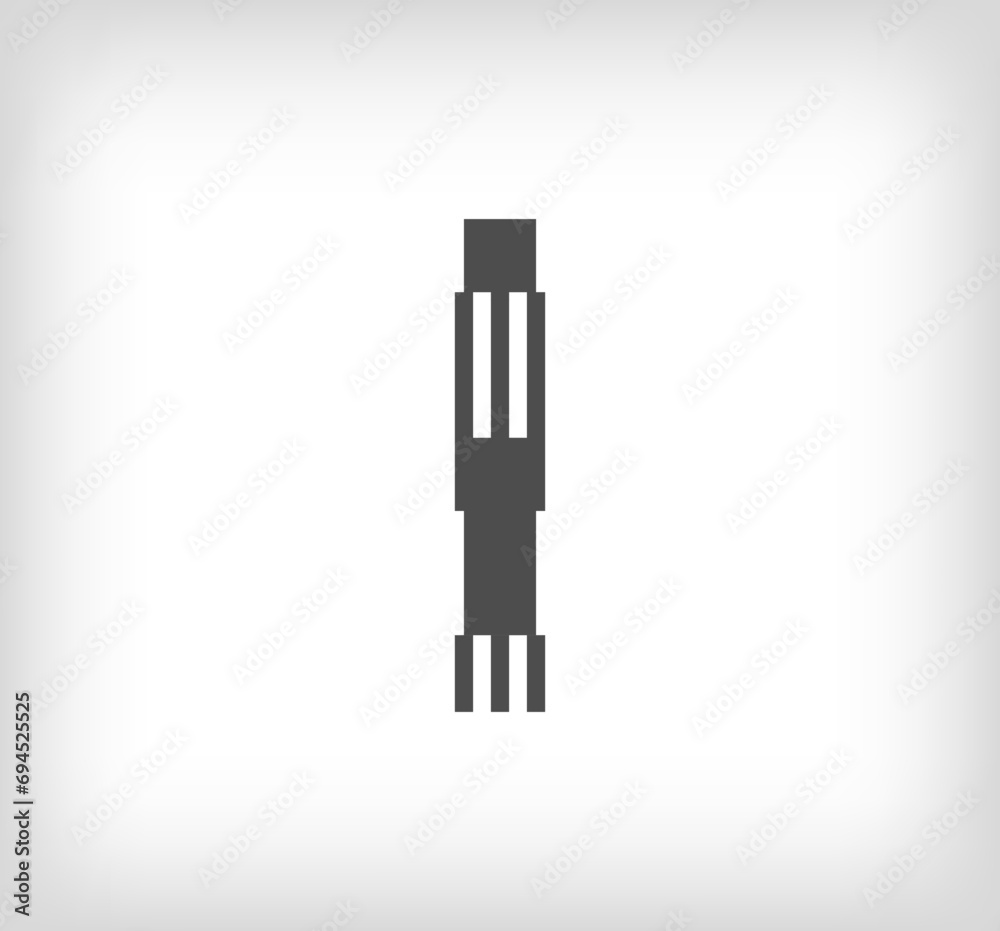 Letter I linear modern logo. The letter is in line strip form. Alphabet letter character and linear abstract design. logo, corporate identity, application, creative poster and more.