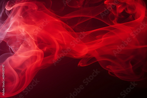 red smoke texture on black background