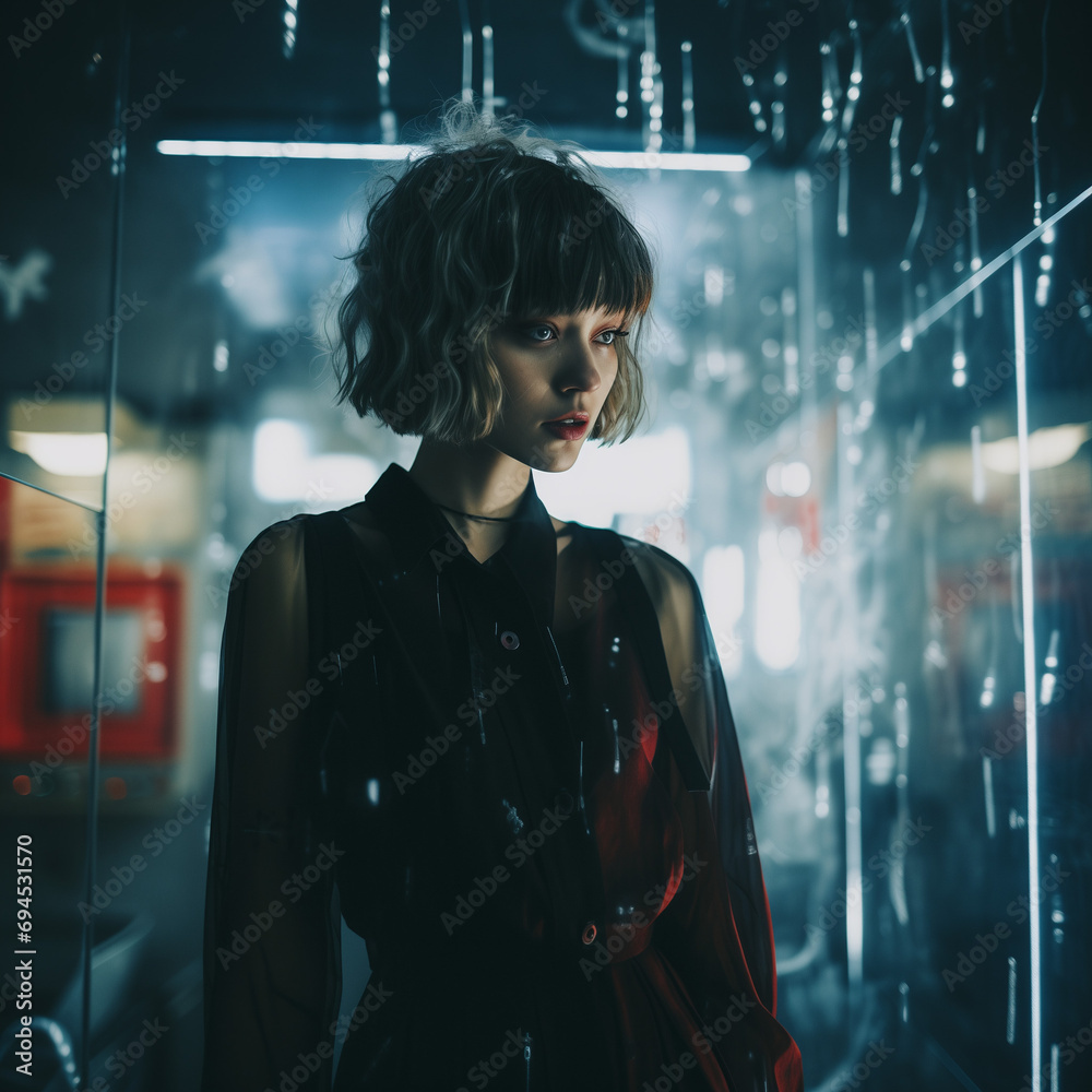 Woman of Digital Distance (Generative AI)
Woman of Digital Distance (Generative AI)